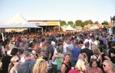 menigte tijdens Huisweid Festival 2019 in Warmenhuizen