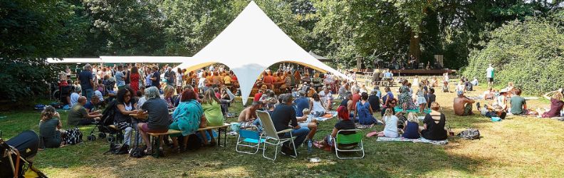 koepeltent tijdens Muziek met Smaak 2019