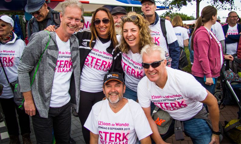 team van Nh1816 personeel tijdens Zaan de Wandel 2019
