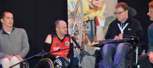 mensen in rolstoel bij Paragames in Breda