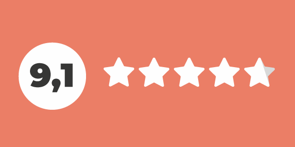 illustratie van onze reviewscore