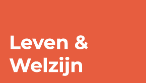oranje vlak met categorie leven en welzijn