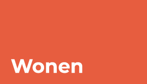 oranje vlak met categorie wonen