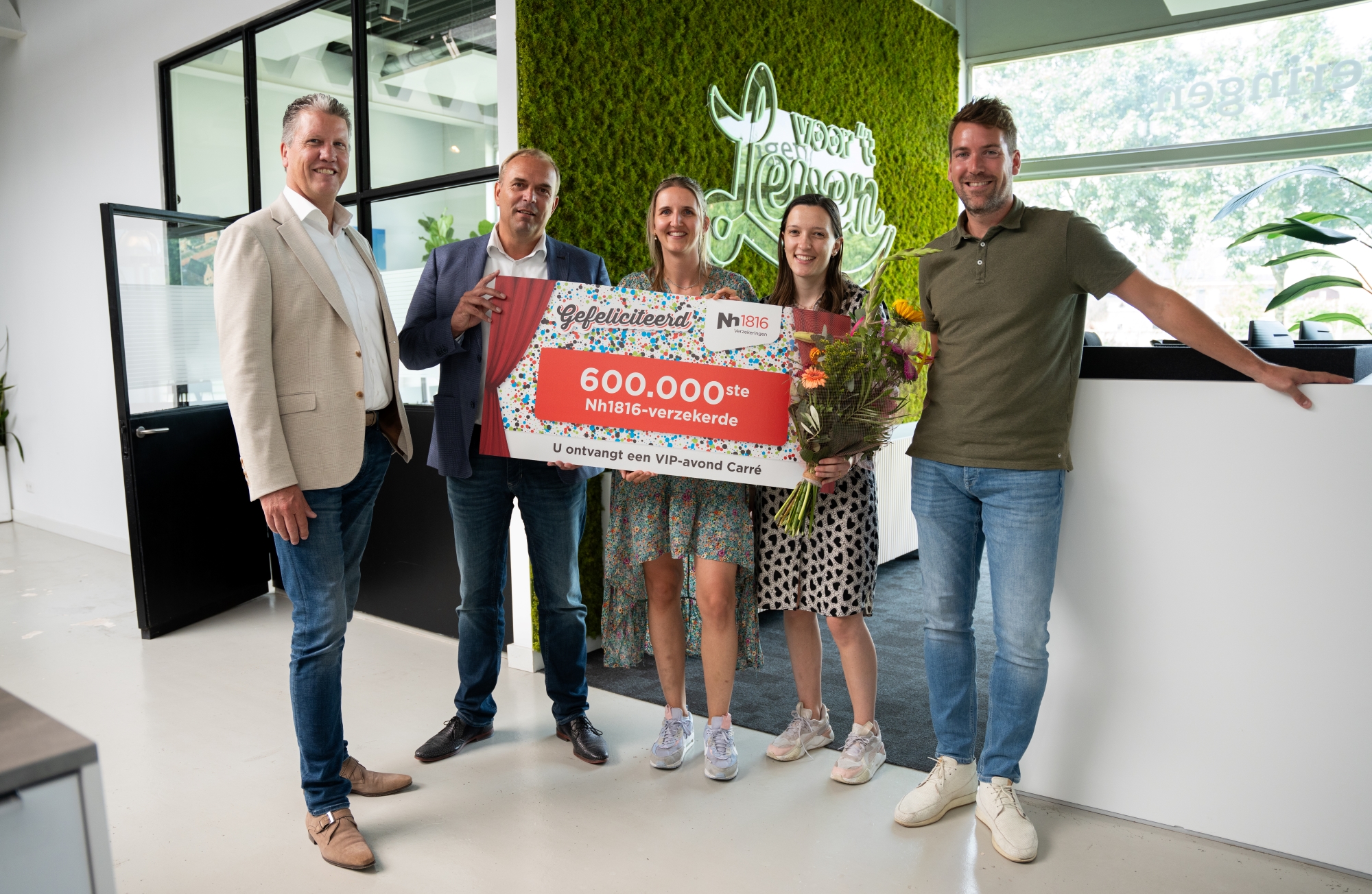Nh1816 schiet door grens 600.000 verzekerden