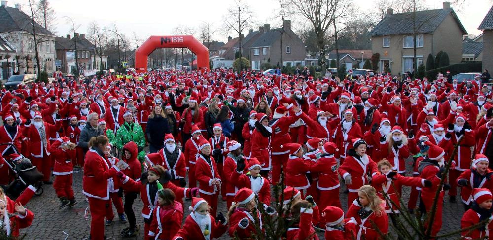 Kerstpakken parkoers in Middelbeers